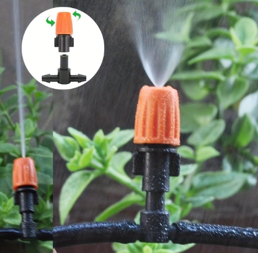 Adjustable Garden Irrigation Micro Flow Drip Head and Sprinkler System, Perfect for Solving Your Lawn Problems