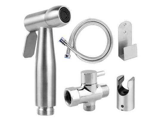 Handheld Bidet Sprayer for Toilet, Adjustable Water Pressure Control with Bidet Hose