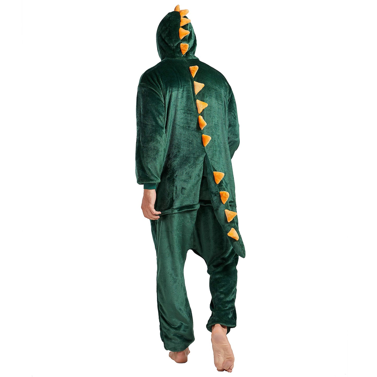 Afoxsos Adult Animal Pajamas Costume - Plush One Piece Cosplay Dinosaur Onesies Costume