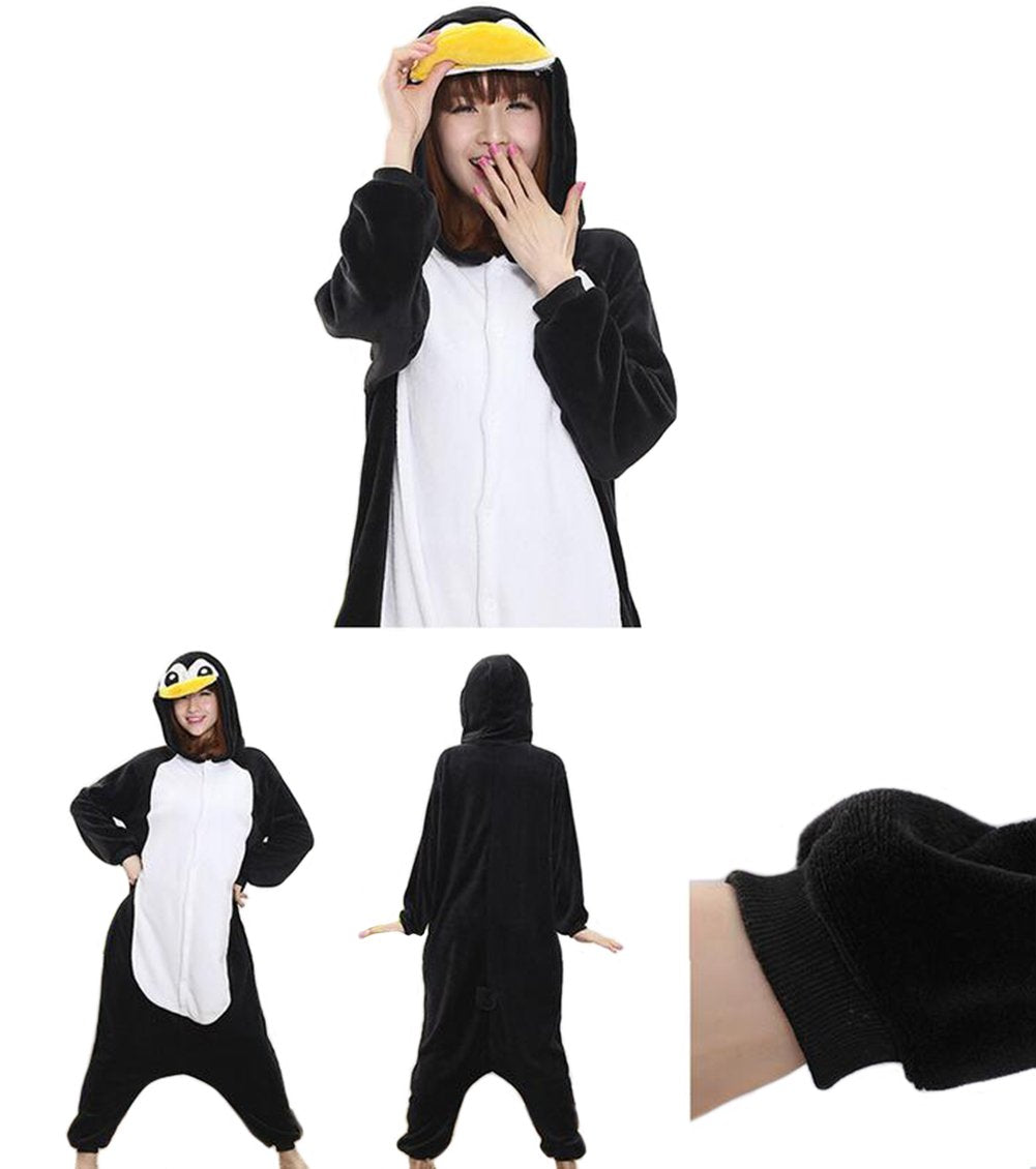 Afoxsos Women's Adult Pajamas Cosplay Onesie Sleepwear Penguin