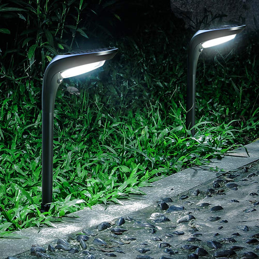 Solar Pathway Lights, Solar Lights Outdoor Garden lights Waterproof  with Auto On/Off Solar Landscape Lights for Lawn Yard Walkway Driveway
